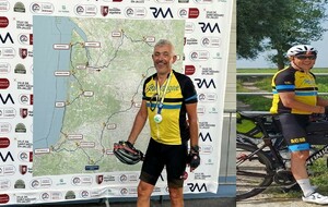 Philippe et Jean-Marc à la Ronde d'Aliénor d'Aquitaine 1200km du 5 au 9 juillet