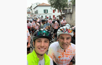 Vincent BEAUFRETON à la Bizikleta 2025 de St Jean de Luz avec 2000 autres participants