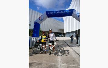 Yannick et Geneviève FONTENEAU à la Semaine Fédérale 2025, en tandem.