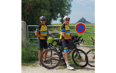 Philippe et Jean-Marc en préparation du PARIS BREST PARIS 2027