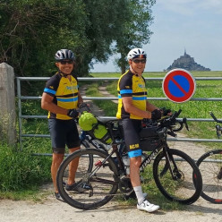Philippe et Jean-Marc en préparation du PARIS BREST PARIS 2027