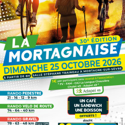 La MORTAGNAISE 2026 le dimanche 25 octobre